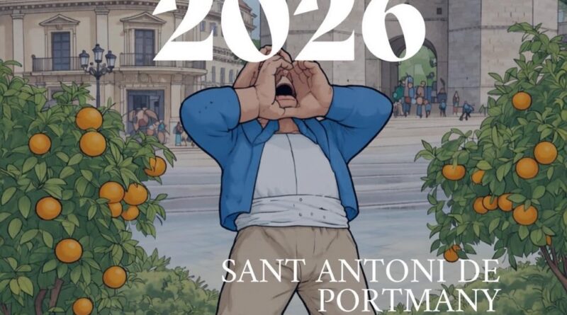 Sant Antoni celebra el 25è aniversari de les Falles a Eivissa