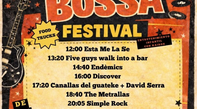 El Rock d’en Bossa Festival oferirà 12 hores de música en directe en homenatge a Ramón Bufi