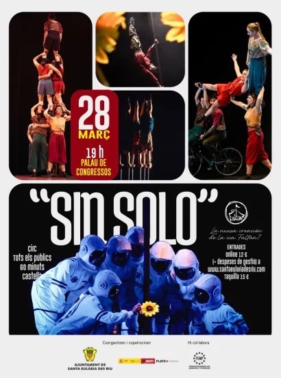 “SinSolo” porta el circ contemporani a Santa Eulària amb una proposta premiada