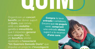 “Toquem pel Quim”: concert solidari a Musikbox per impulsar la investigació de malalties minoritàries