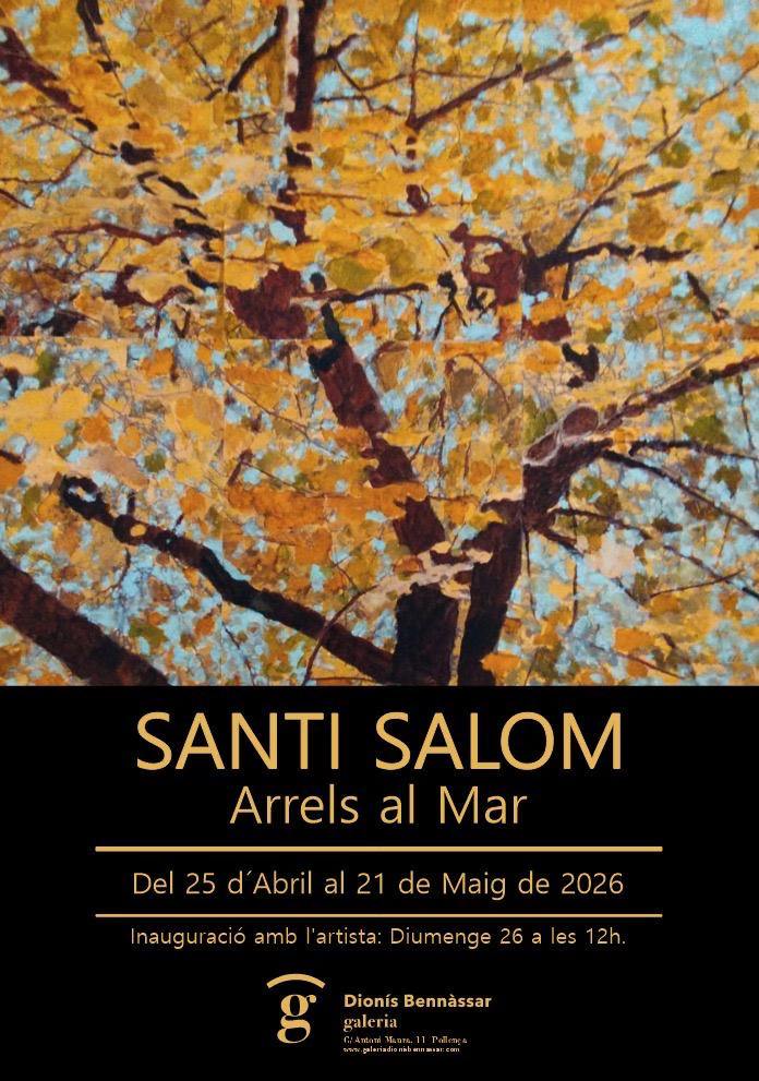 Santi Salom presenta “Arrels al Mar” a la Galeria Dionís Bennàssar de Pollença