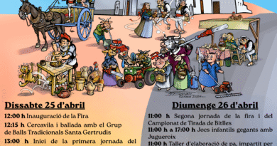 Santa Gertrudis acull la Fira Rural de Fruitera amb producte local i tradició pagesa