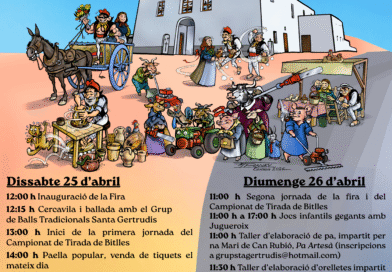 Santa Gertrudis acull la Fira Rural de Fruitera amb producte local i tradició pagesa