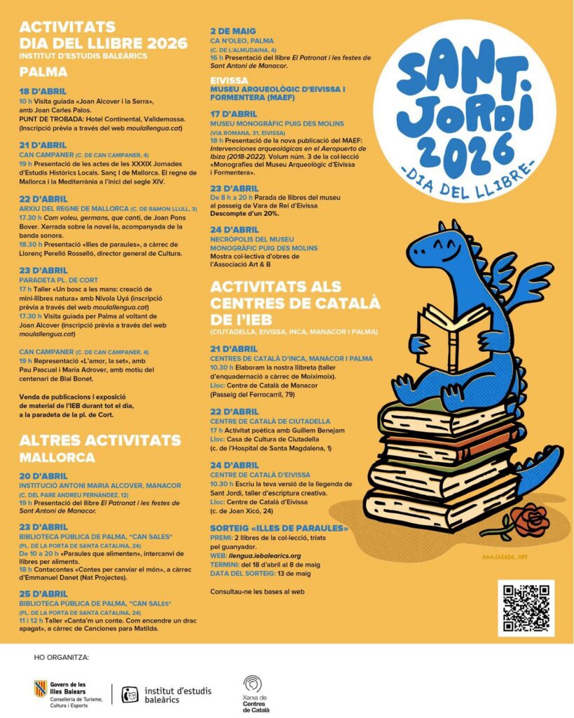 ’IEB impulsa el Dia del Llibre amb una setmana d’activitats culturals a totes les Illes