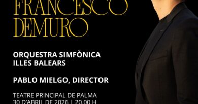 L’OSIB presenta “Itàlia Infinita” amb el tenor Francesco Demuro al Teatre Principal de Palma