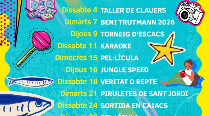 Abril COOL arriba al Casal de Joves amb activitats per a tot el mes