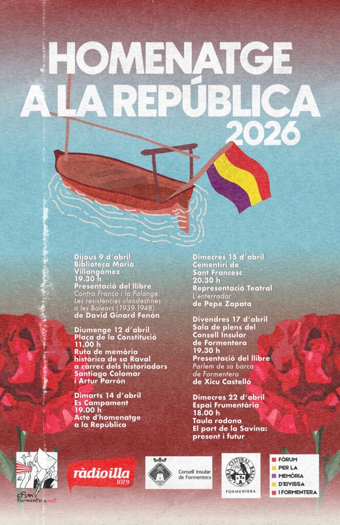 Formentera commemora la memòria històrica amb l’Homenatge a la República 2026