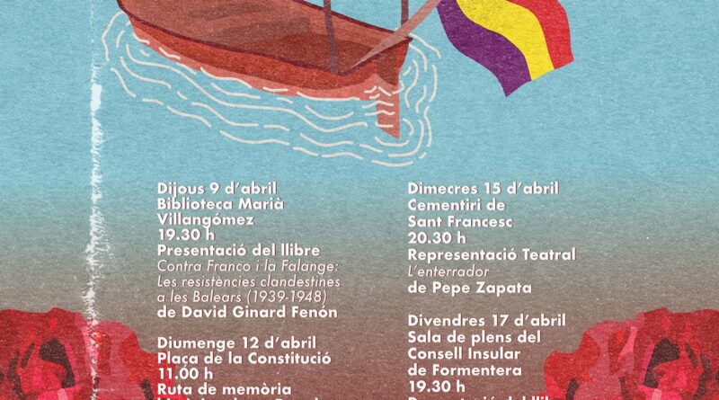 Formentera commemora la memòria històrica amb l’Homenatge a la República 2026