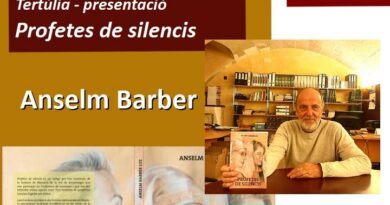 Anselm Barber presenta “Profetes de silencis” a Can Saura de Ciutadella