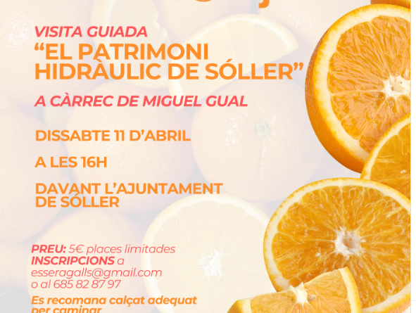 Sóller convida a descobrir el seu patrimoni hidràulic en una visita guiada única