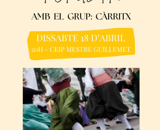Ballada popular amb el grup Càrritx per omplir de música i tradició el cap de setmana