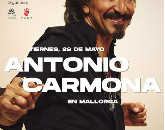 Antonio Carmona actuarà a Pula Golf en una vetllada solidària única