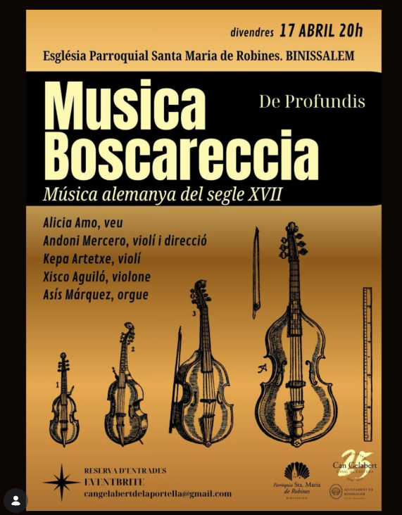 “De Profundis”: música alemanya del segle XVII a Binissalem amb Musica Boscareccia