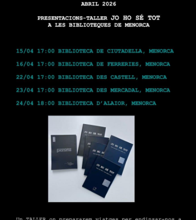 “Jo ho sé tot”, un taller creatiu per descobrir l’arquitectura a través del dibuix a Menorca