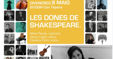 ‘Les dones de Shakespeare’ arriba a Can Tàpera amb una proposta escènica íntima i contemporània