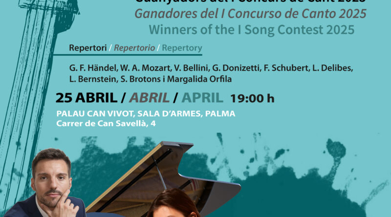 FestMusic Mallorca impulsa el talent emergent amb una gala lírica a Can Vivot