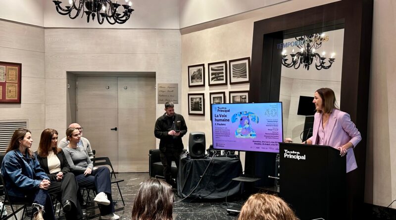 “La voix humaine” arriba al Teatre Principal de Palma amb una proposta sobre el desamor i la incomunicació