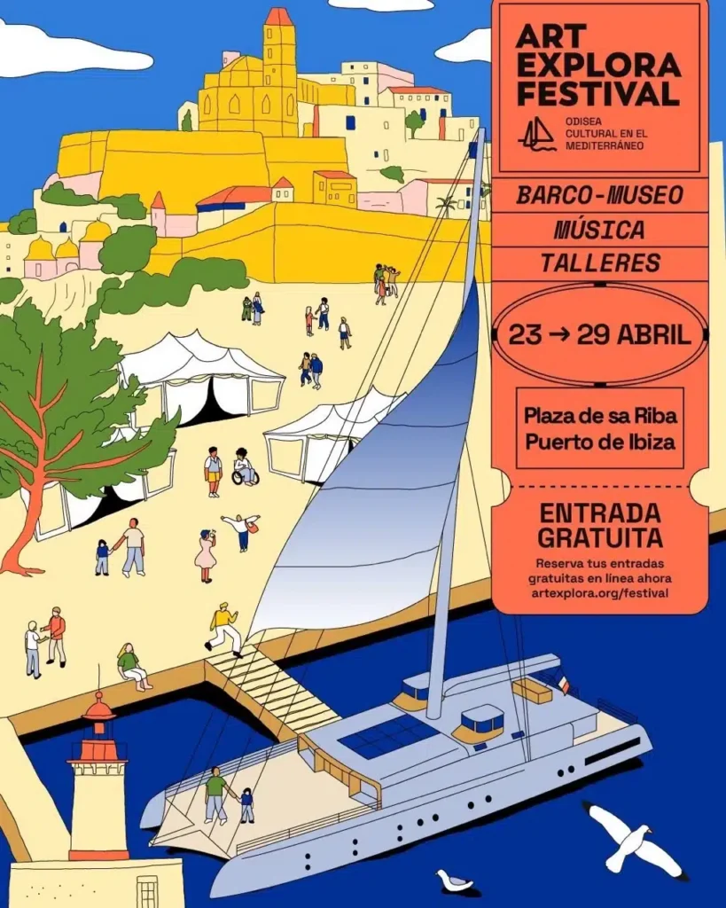 Art Explora Festival arriba a Eivissa amb art contemporani, música i experiències immersives al port