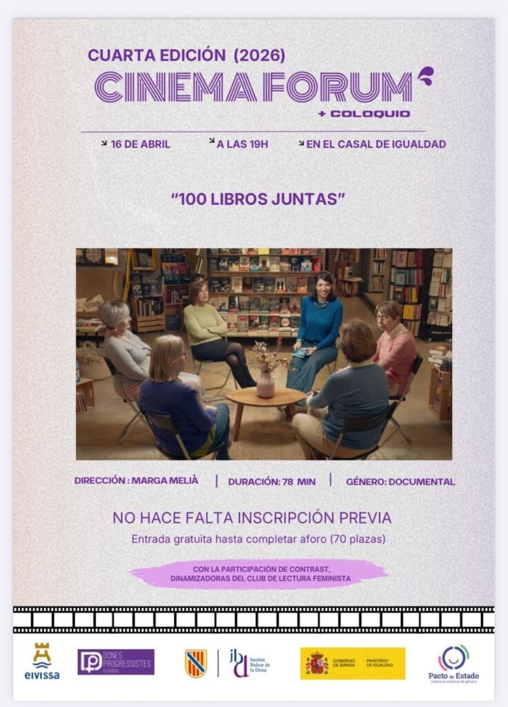 Cinefòrum a Eivissa amb la projecció de “100 libros juntas” i col·loqui posterior