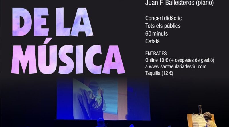 “Els colors de la música” arriba a Jesús amb un espectacle familiar que uneix pintura i música en directe