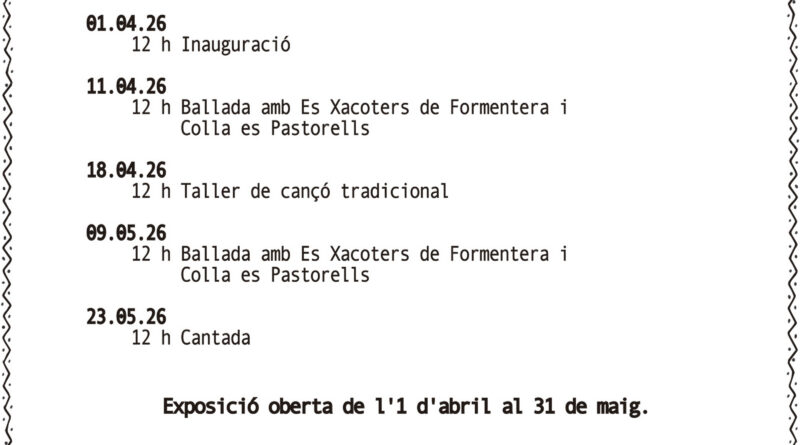 El Far de la Mola acull l’exposició “Cançoner de les Pitiüses”