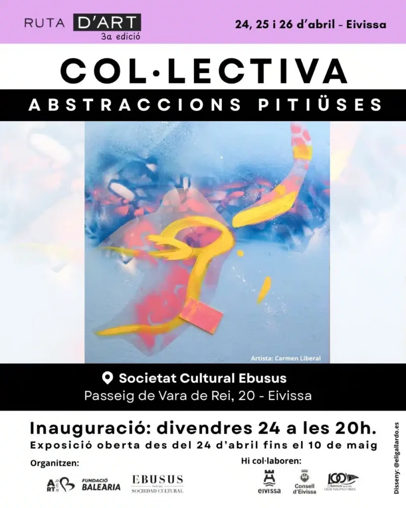 ‘Abstraccions pitiüses’: l’art abstracte contemporani pren protagonisme a Ebusus