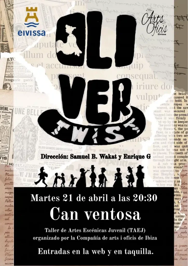“Oliver Twist” arriba a Can Ventosa amb el talent jove d’Eivissa