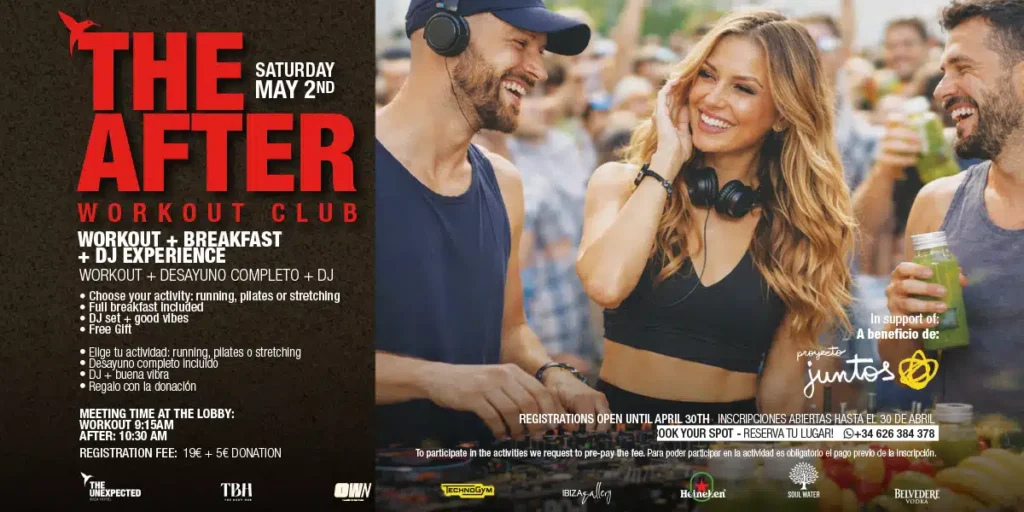 The After Workout Club: esport, música i comunitat per començar el dia a Ibiza