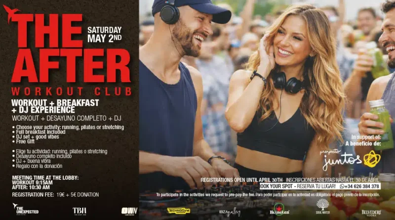 The After Workout Club: esport, música i comunitat per començar el dia a Ibiza