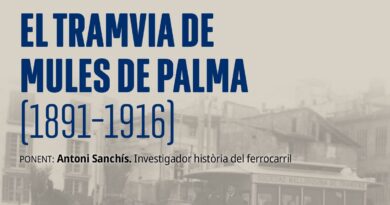 El tranvia de mules de Palma protagonitza una nova conferència d'SFM a l’edifici Tèrminus