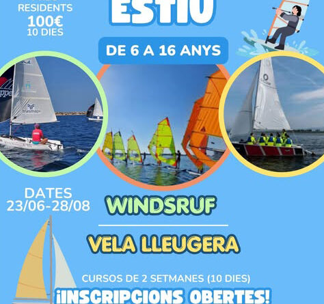 Formentera obre inscripcions per als cursos d’estiu de windsurf i vela lleugera per a infants i joves