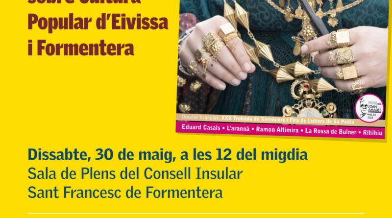 Formentera acull la presentació del nou número de la revista “Caramella” dedicat a la cultura popular pitiüsa