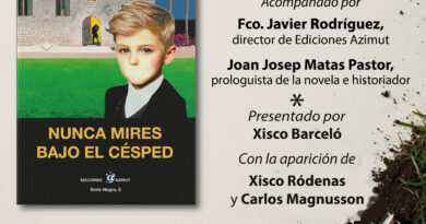 Jaime Roig de Diego presenta a Palma la novel·la Nunca mires bajo el césped