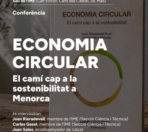 L’IME acull una conferència sobre economia circular i sostenibilitat a Menorca