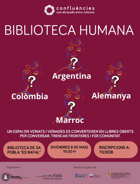 La Biblioteca de sa Pobla acull una nova edició de la Biblioteca Humana per trencar fronteres a través de les històries personals