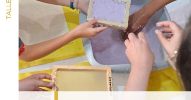 El Casal de s’Escorxador impulsa la creativitat sostenible amb un taller de tècniques de paper reciclat