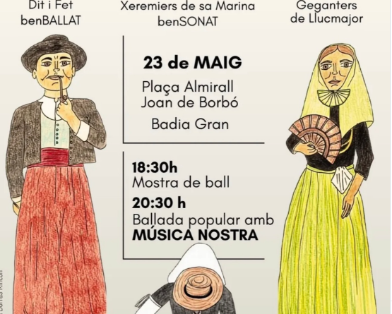 La cultura popular mallorquina omplirà Badia Gran amb la IX Mostra Folk