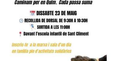 Sant Climent acollirà una gran marxa solidària per en Quim amb recorregut pel Camí de Sa Forana