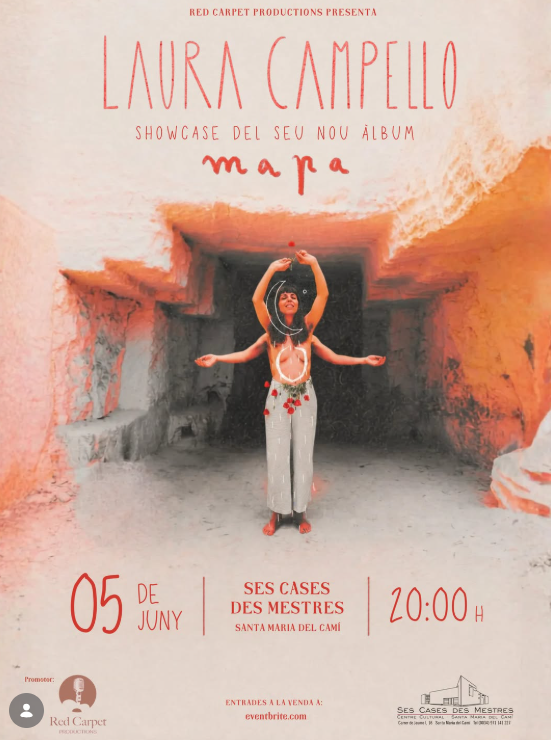 Laura Campello presentarà el seu nou treball “Mapa” amb un showcase íntim a Santa Maria del Camí