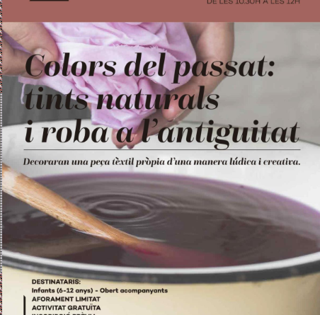 Can Oliver proposa un taller familiar per descobrir els tints naturals i la roba antiga