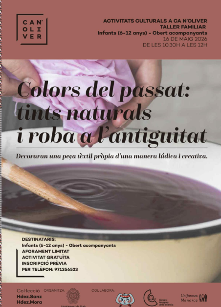 Can Oliver proposa un taller familiar per descobrir els tints naturals i la roba antiga