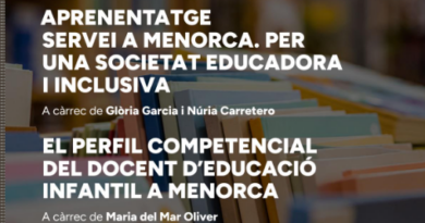 L’IME acollirà la presentació de treballs d’investigació educativa centrats en la inclusió i la innovació docent a Menorca
