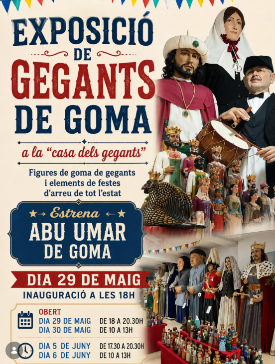 Els gegants de goma arriben a la “casa dels gegants” amb una gran exposició a Mallorca