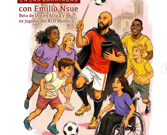 milio Nsue portarà “La Màgia del Futbol” a Son Gotleu amb una jornada esportiva i inclusiva