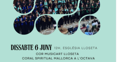 Lloseta celebrarà el V Cicle de Música Coral amb dues jornades de concerts gratuïts