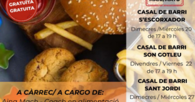 Els Casals de Barri organitzen una xerrada sobre sucre i ultraprocessats per fomentar hàbits alimentaris més conscients