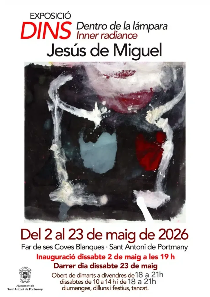 El Far de ses Coves Blanques acoge “DINS / Dentro de la lámpara”, la nueva exposición de Jesús de Miguel