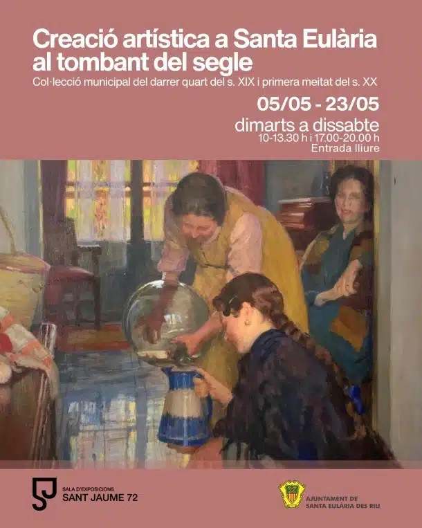 Una exposición recupera la memoria artística de Santa Eulalia a través de obras históricas de la colección municipal