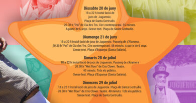 «Cultura d’Estiu» torna a omplir Santa Eulària de circ, humor i jocs per a tota la família