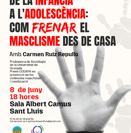 Sant Lluís acull una conferència sobre com prevenir el masclisme des de la infància